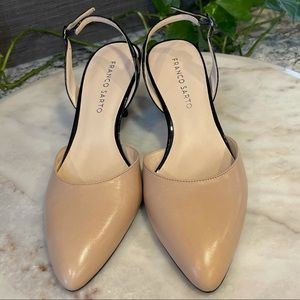 Franco Sarto Rely Kitten sling back Pump 7.5 NWOT
